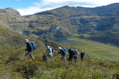 Trekking up to Vira Vira from Lake Huayabamba