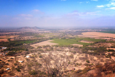 Looking across the coastal plain on route from Chiclayo to Chachapoyas