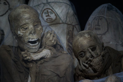 Mummies in Leymebamba Museum